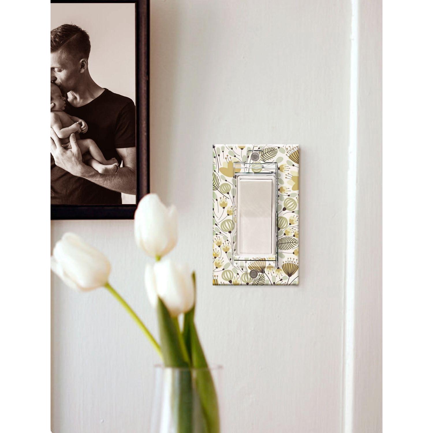 Cubierta de Interruptor Magnético ILIVABLE Transparente 2 Piezas