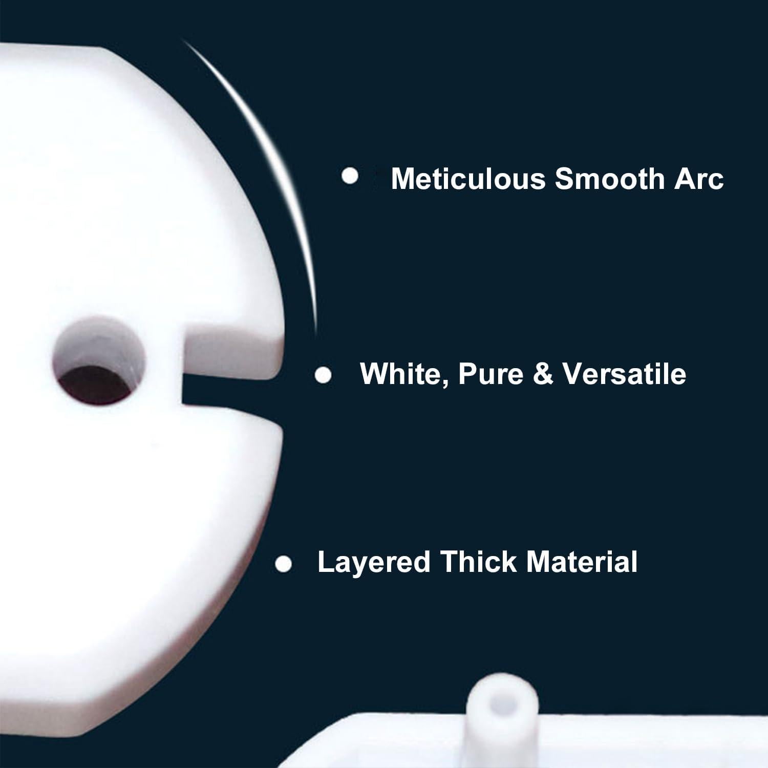 Cubiertas de Enchufe a Prueba de Niños Heyiarbeit 30 Pcs Blanco