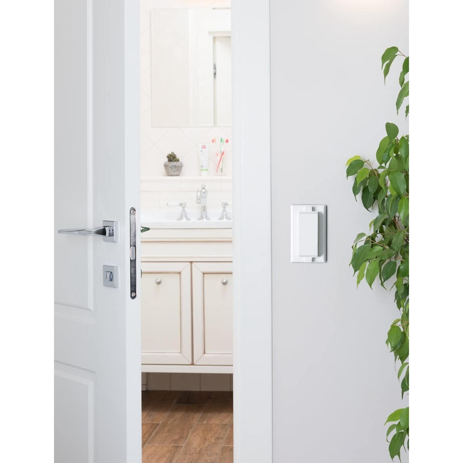 Cubiertas Magnéticas para Interruptores ILIVABLE - Paquete de 8 Blancas