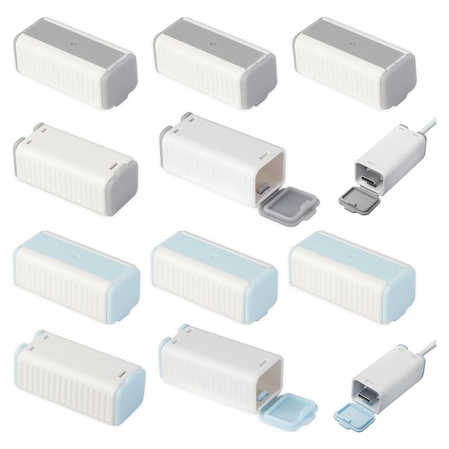 10 Pcs Cubiertas de Cargador USB Foycow a Prueba de Niños