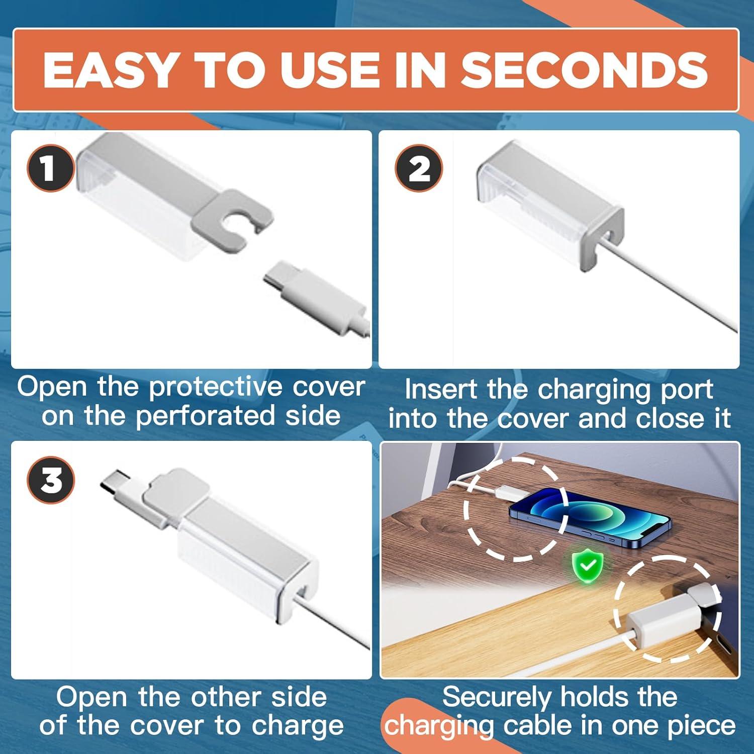 10 Pcs Cubiertas de Cargador USB Foycow a Prueba de Niños