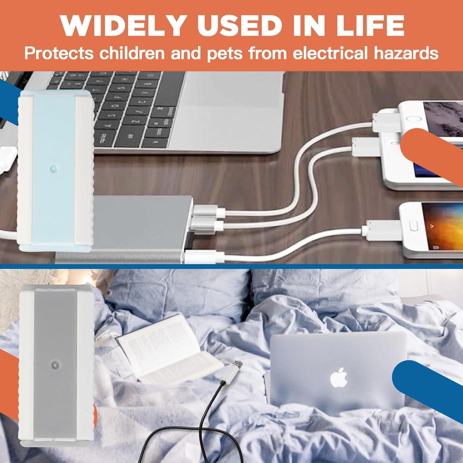 10 Pcs Cubiertas de Cargador USB Foycow a Prueba de Niños