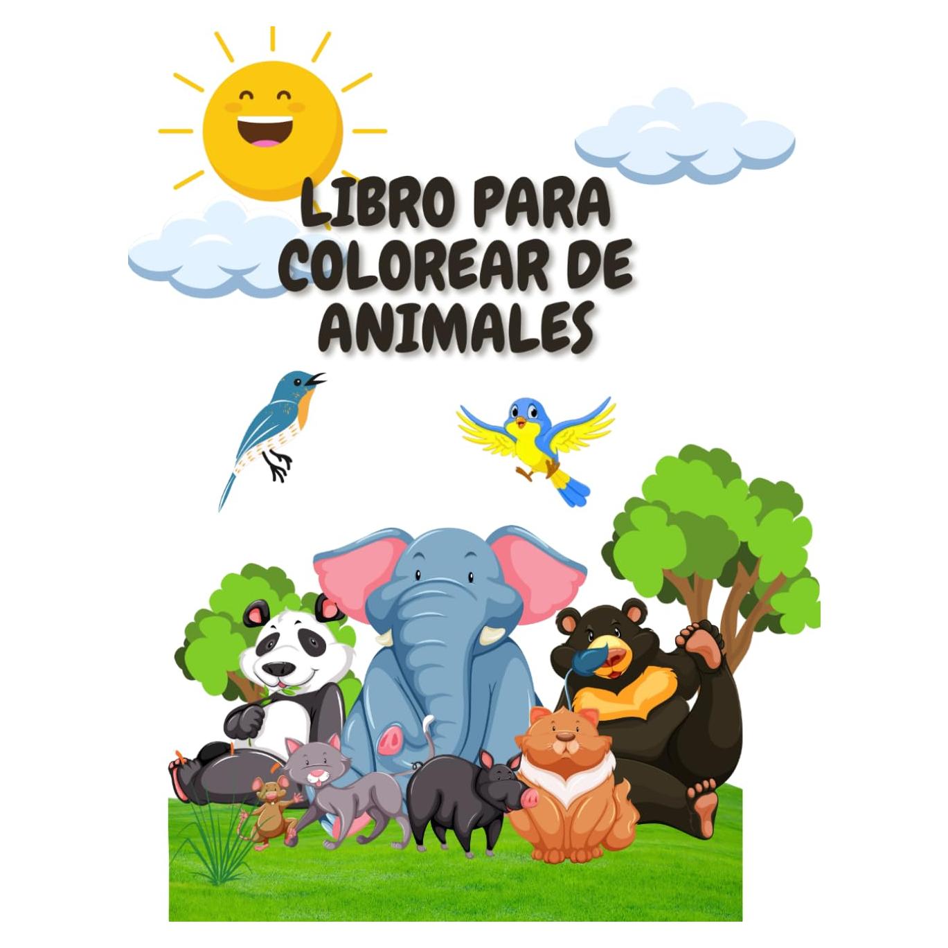 Libro Para Colorear De Animales (Coloring Books)