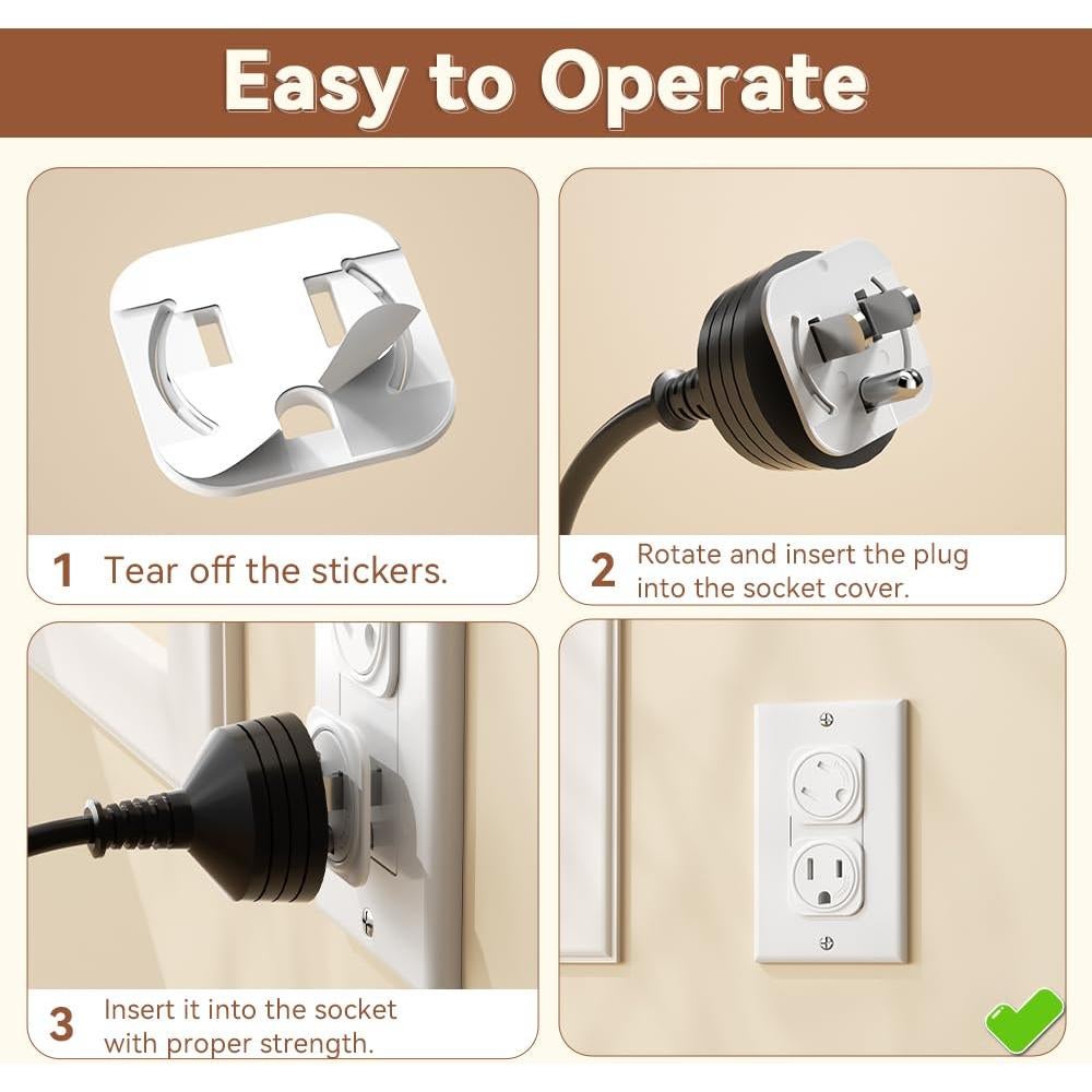 Cubiertas de Enchufe de Seguridad EUDEMON 20 Piezas para Bebés