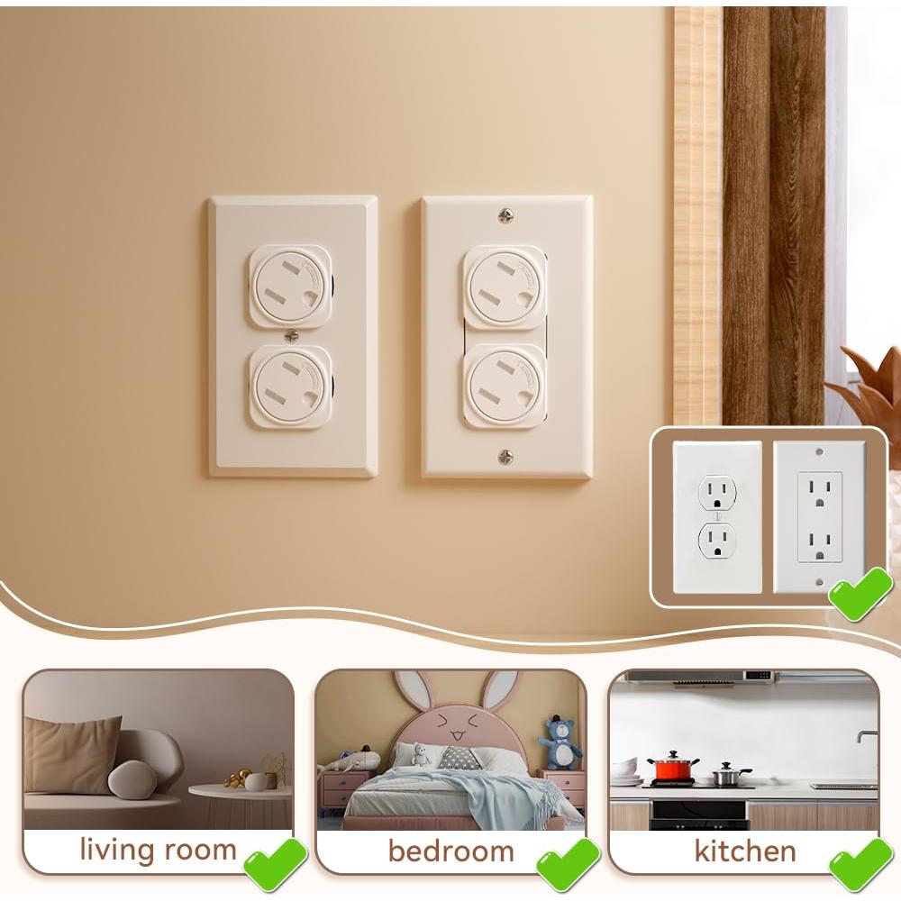 Cubiertas de Enchufe de Seguridad EUDEMON 20 Piezas para Bebés