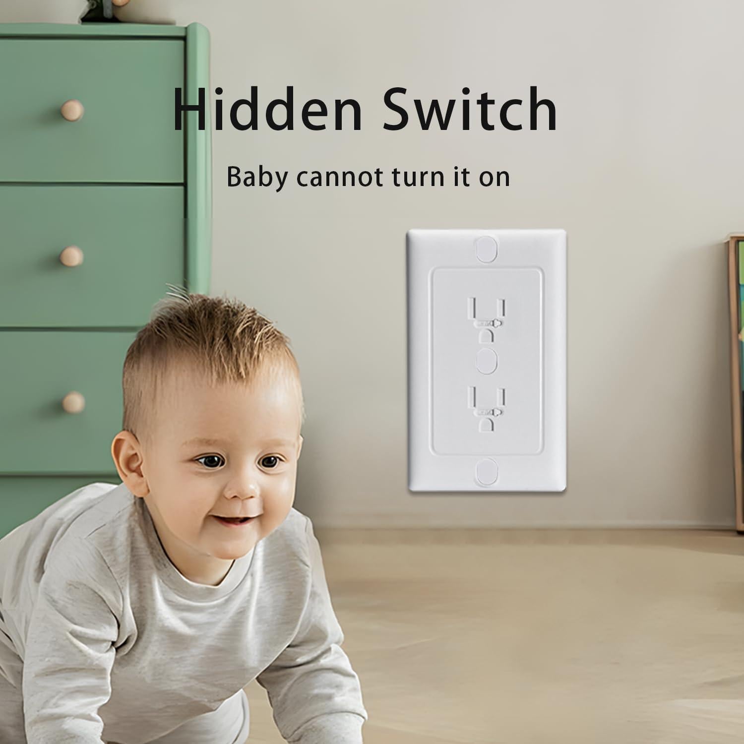 Cubiertas de Enchufes para Bebés - Seguridad Eléctrica 4 Pzas