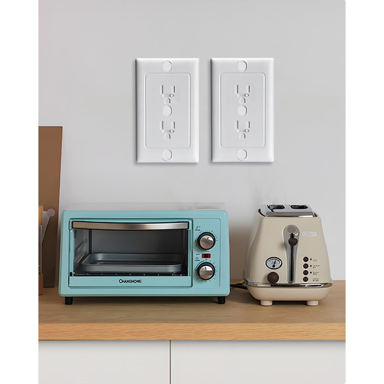 Cubiertas de Enchufes para Bebés - Seguridad Eléctrica 4 Pzas