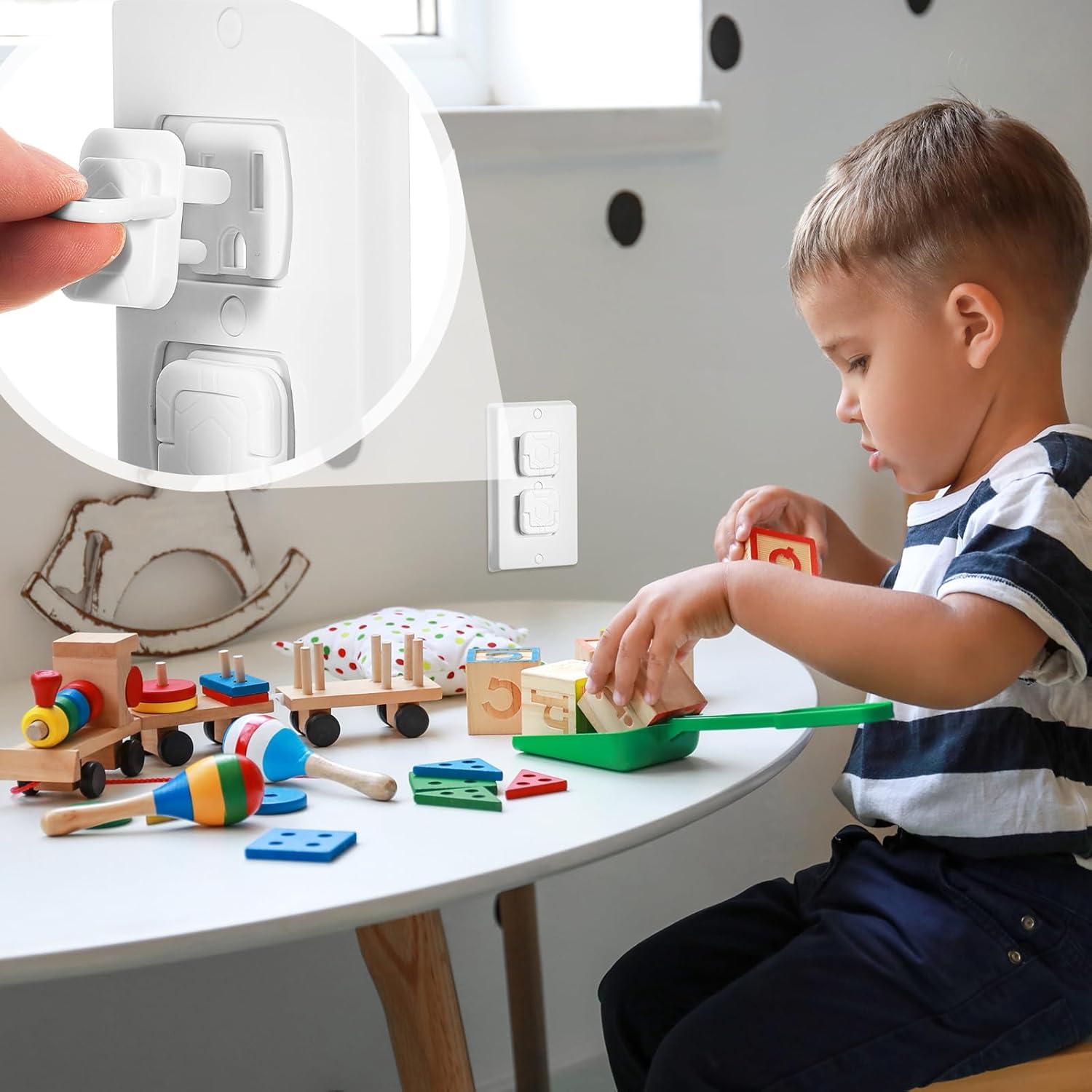 Cubiertas de Enchufes a Prueba de Niños Thyle - 100 Pcs