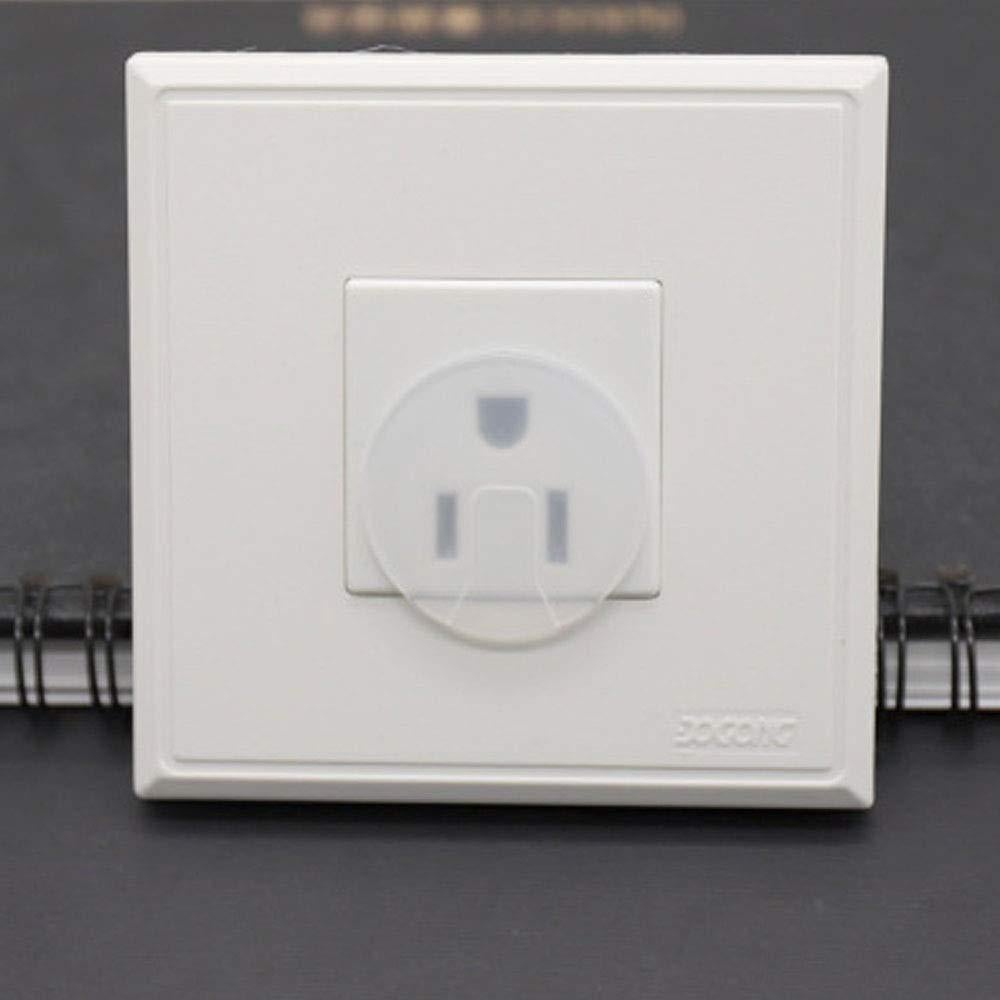 30 Cubiertas de Enchufe Transparentes a Prueba de Niños