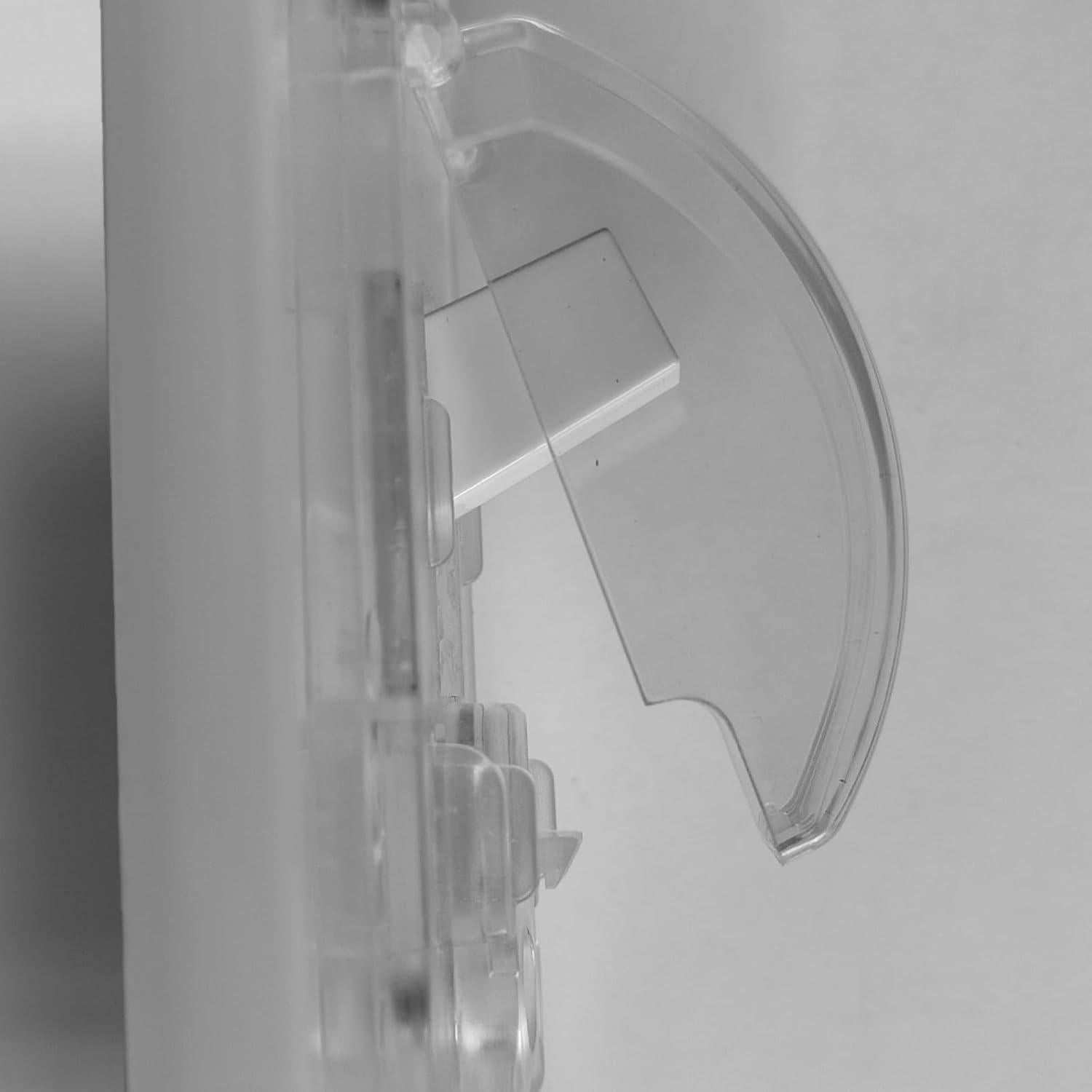 Cubierta de Interruptor de Luz LRANFOW, 2 Piezas Transparente