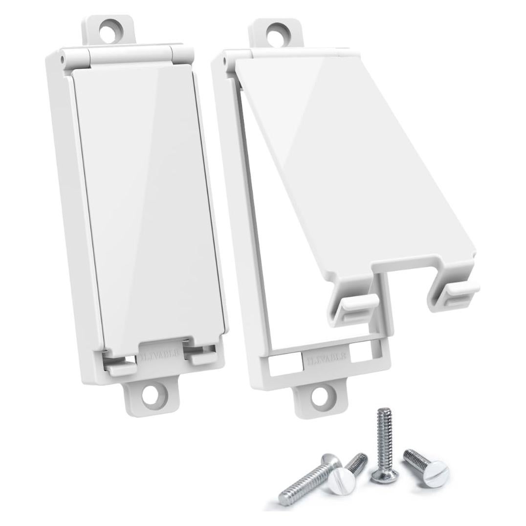 Protector de Interruptor de Luz ILIVABLE Blanco 2 Paquete