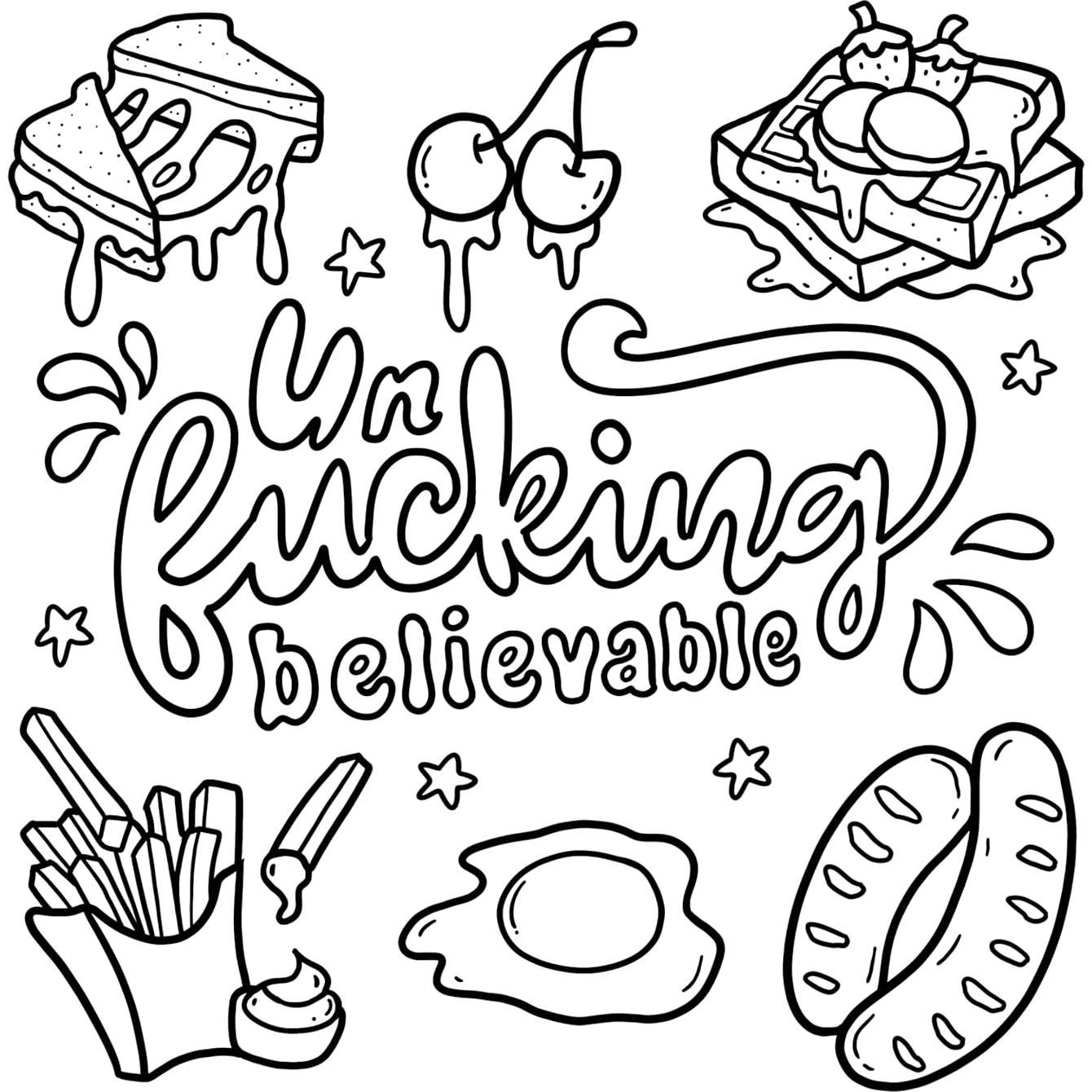 Swear Word: Bold and Easy Coloring Book for Adults Featuring Groovy & Funny Designs for Relaxation