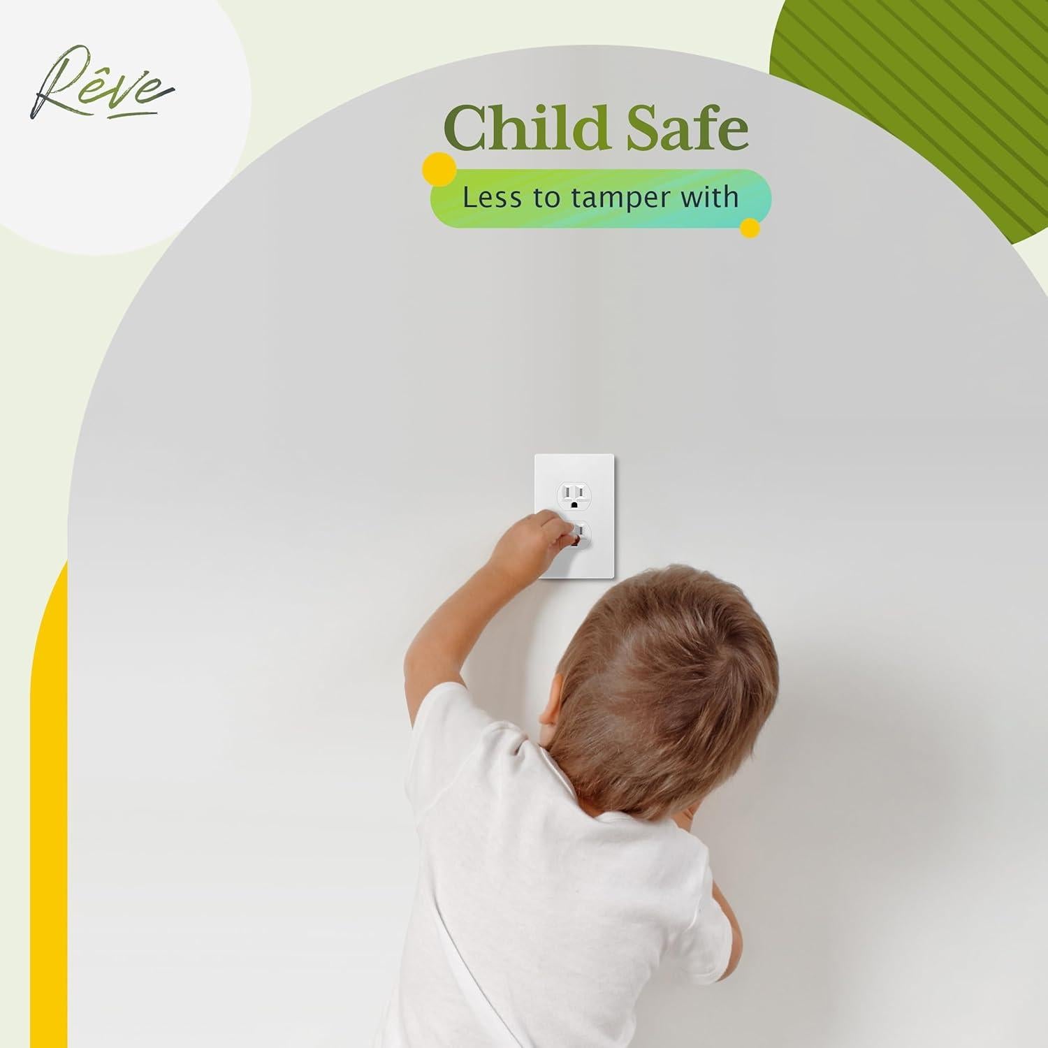 Placa de Pared Dúplex TG Mediana Sin Tornillos 12.39x7.91cm Blanco (Paquete de 10)