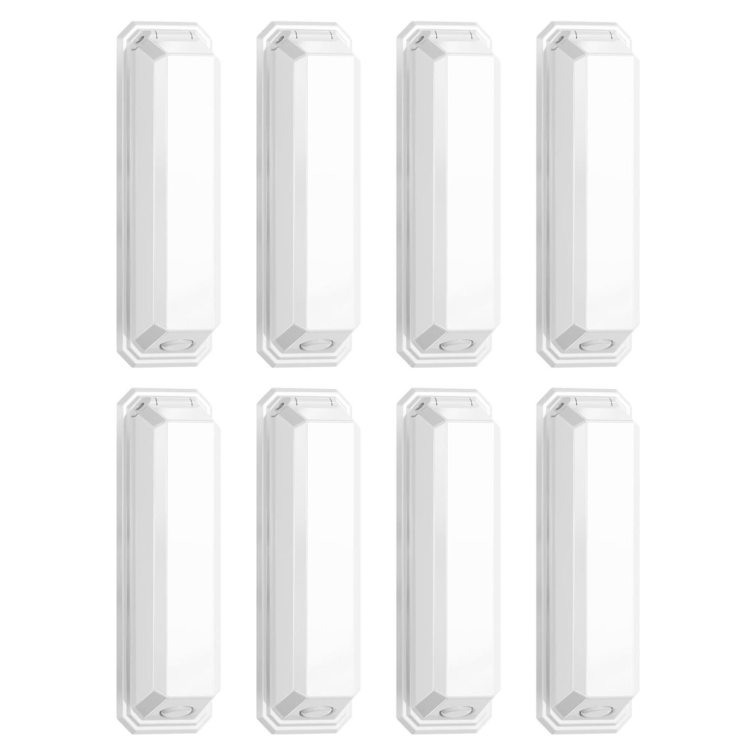 Protector de Interruptor de Luz CLYMENE Estilo Palanca Blanco 8 Pzs