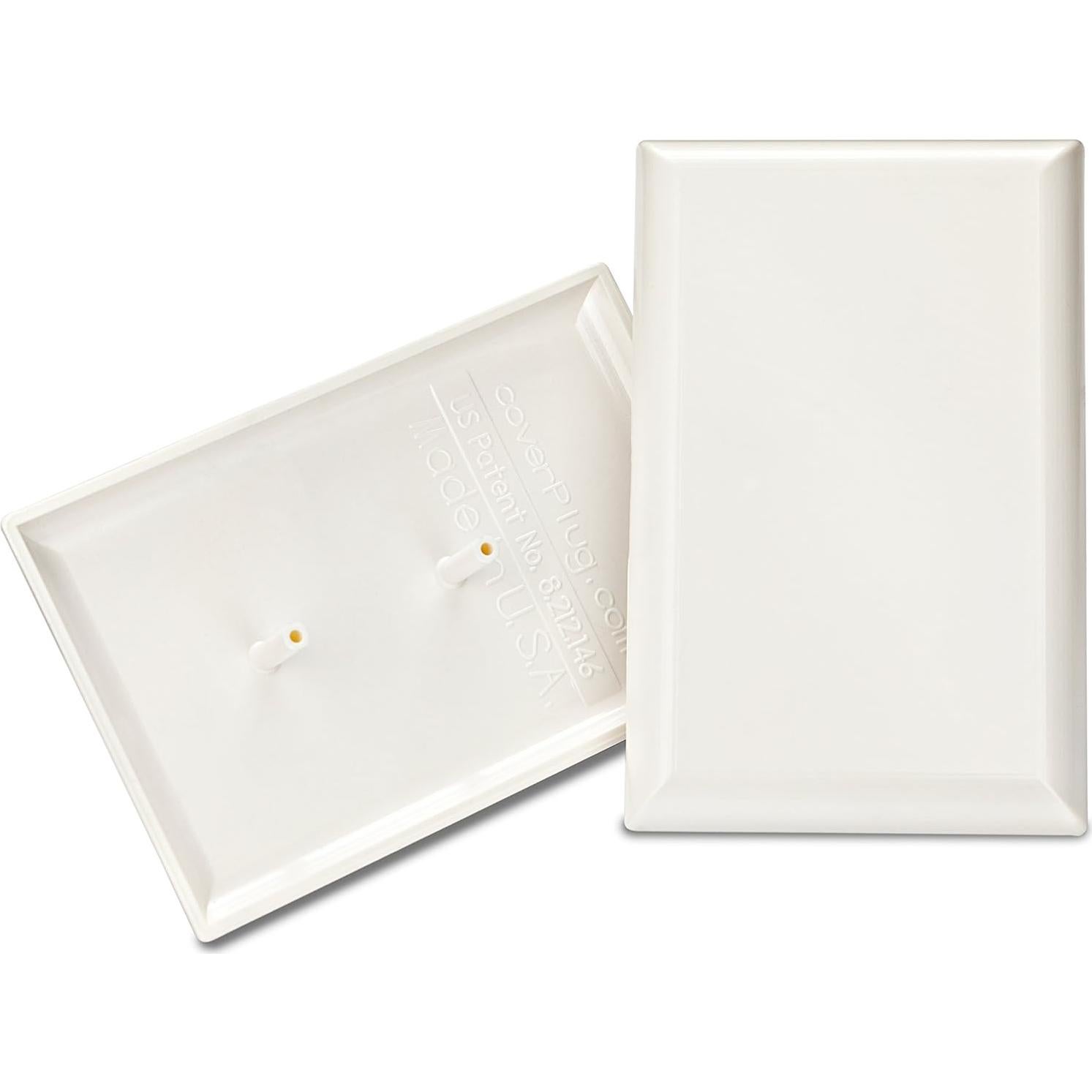 Cubierta de Enchufe Eléctrico Pintable Tapaenchufe 2-Pack