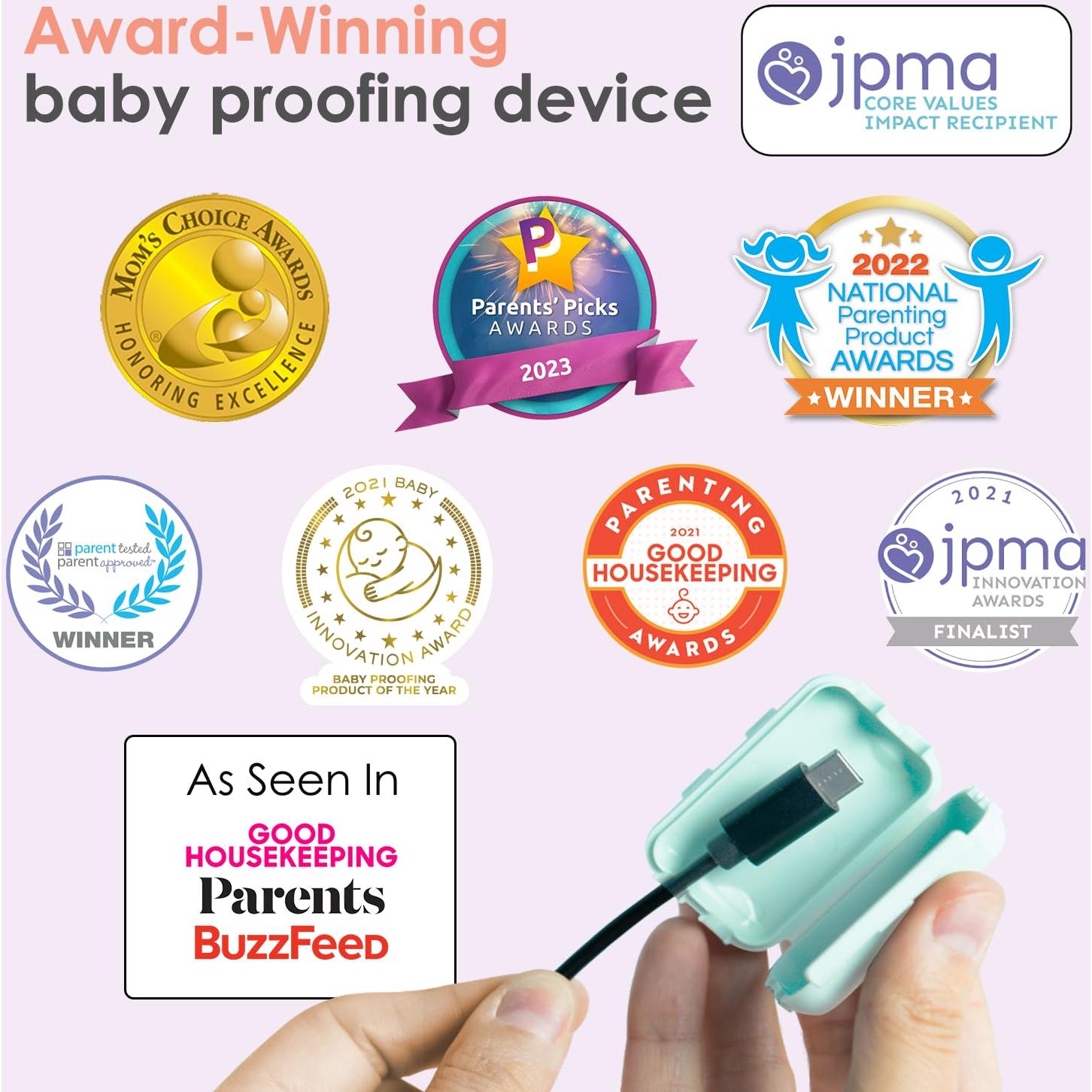 Protector de Cargador USB Geddy's Mom - Paquete de 3 Blanco