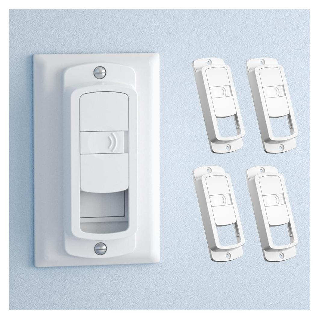 Protector de Interruptor de Luz SAFELON 4 Pcs Seguridad Infantil