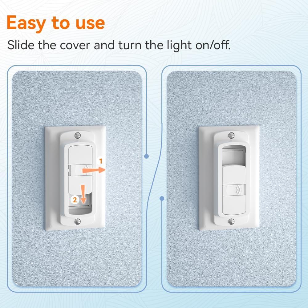 Protector de Interruptor de Luz SAFELON 4 Pcs Seguridad Infantil