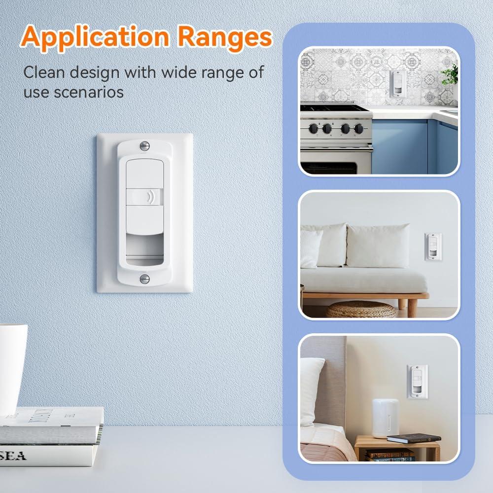 Protector de Interruptor de Luz SAFELON 4 Pcs Seguridad Infantil