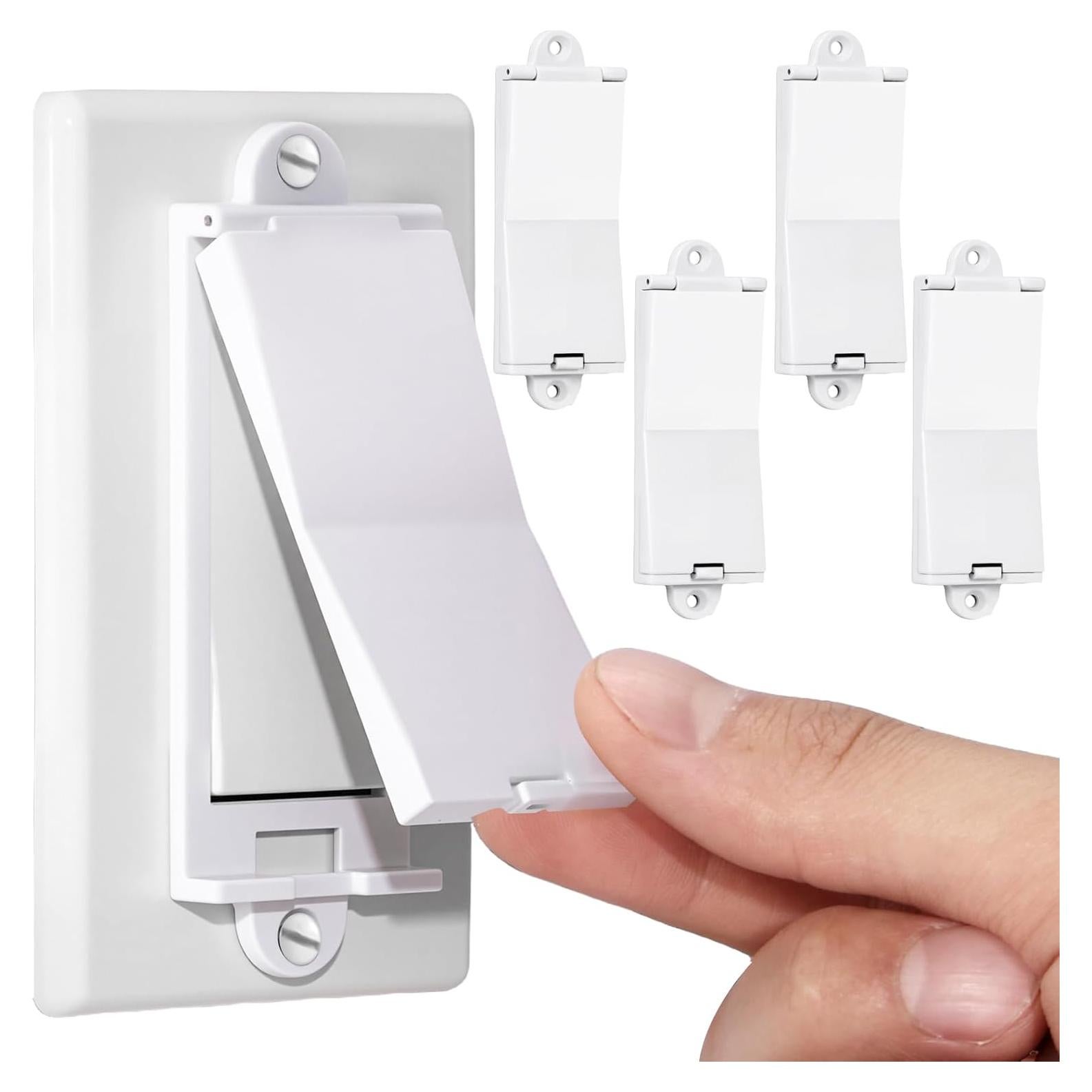 Cubierta de Interruptor de Luz a Prueba de Bebés PSZEZNZ 4 Pcs