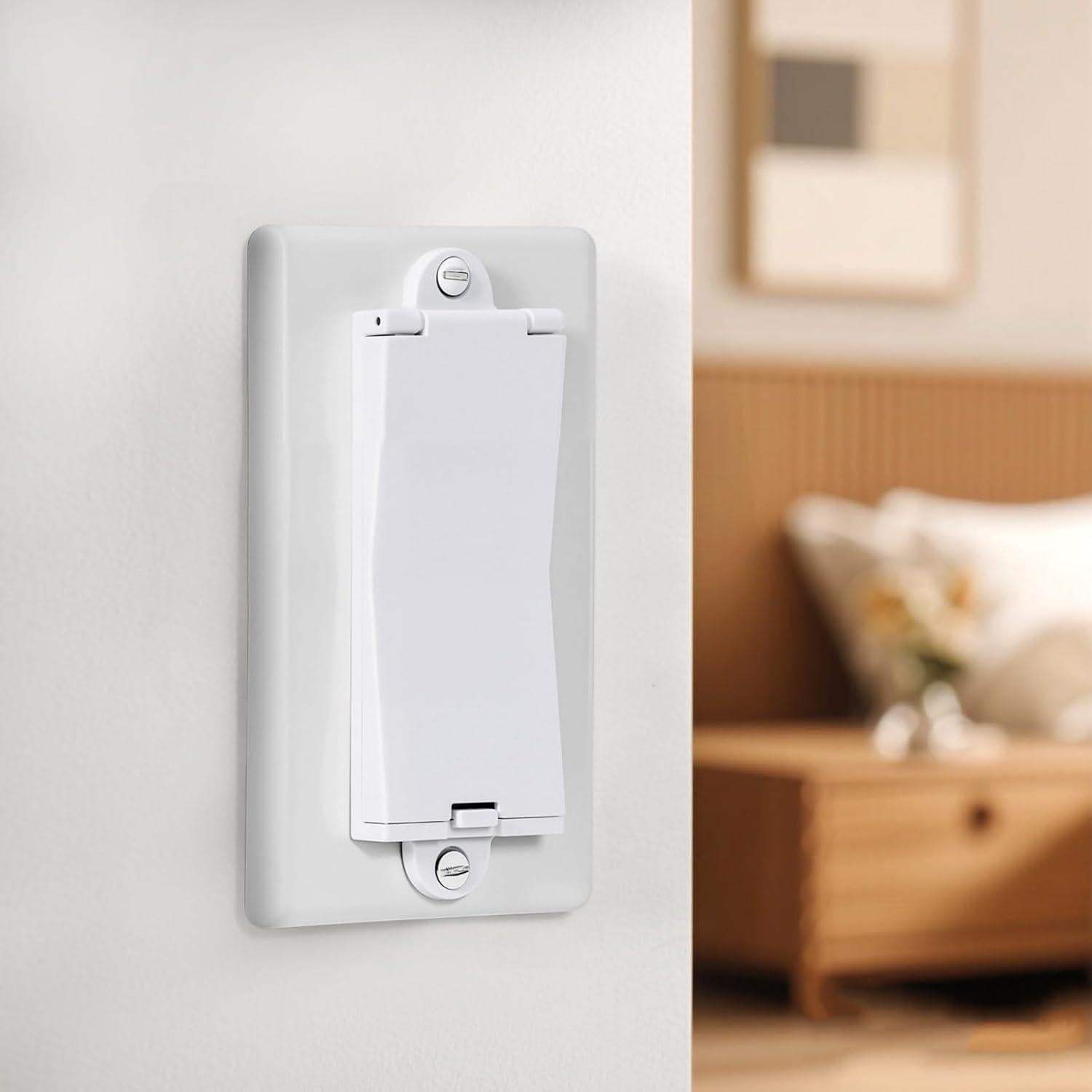 Cubierta de Interruptor de Luz a Prueba de Bebés PSZEZNZ 4 Pcs