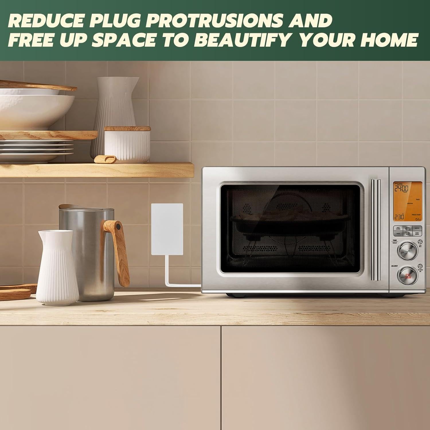 Regleta de Enchufes Plana Saker 1.52m con 3 Salidas y Seguridad