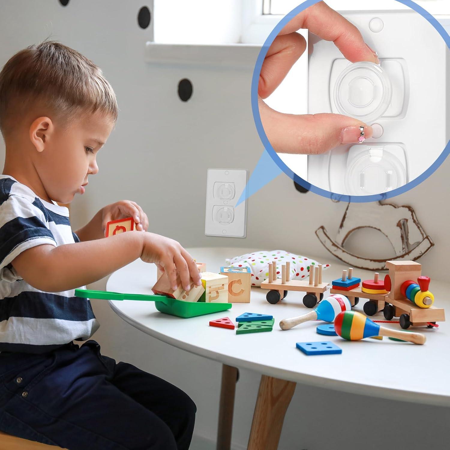 Cubiertas de Enchufes Thyle 120 Pcs Seguridad Infantil PVC