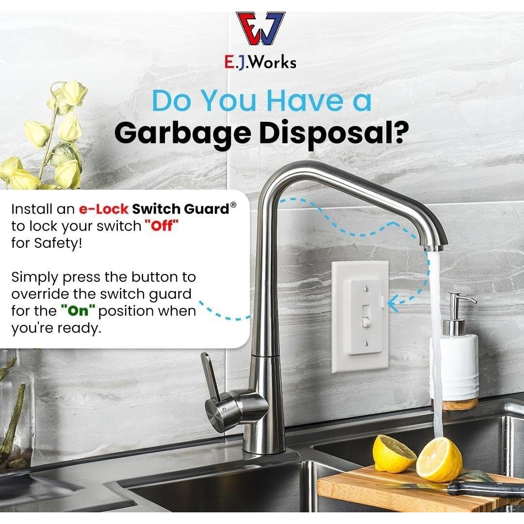 Protector de Interruptor E-LOCK SG-101 Blanco Palanca