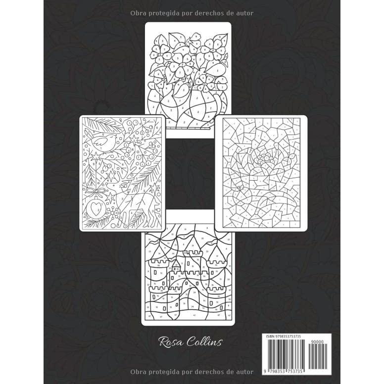 Libro de Colorear Colorea por Números: Adultos Libro para Colorear Color por Números para Aliviar el Estrés 50 Diseños Asombrosos. Adorable, Hermoso y ... para Colorear para Adultos) (Spanish Edition)