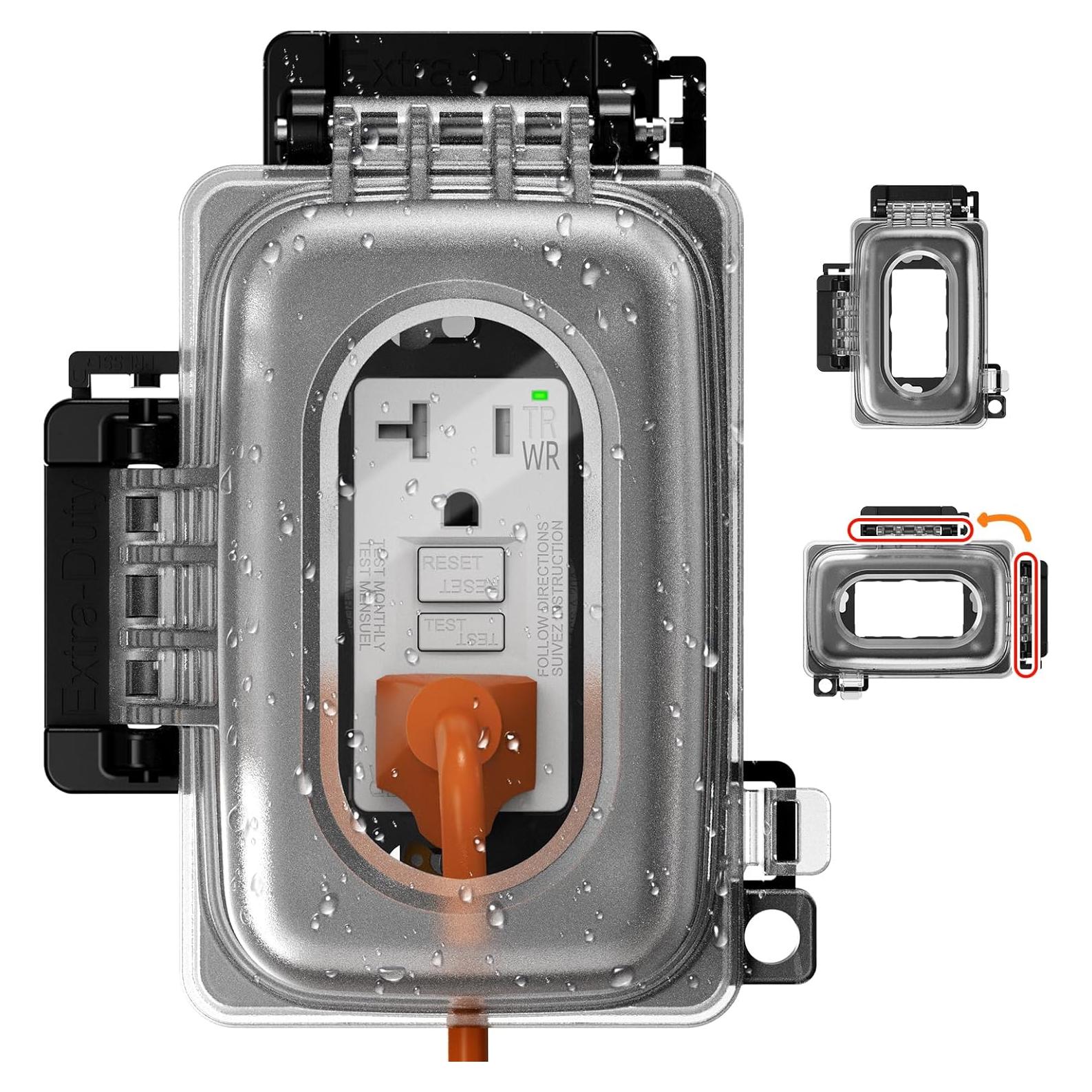 Cubierta de Salida Exterior ELEGRP 1 Gang a Prueba de Clima