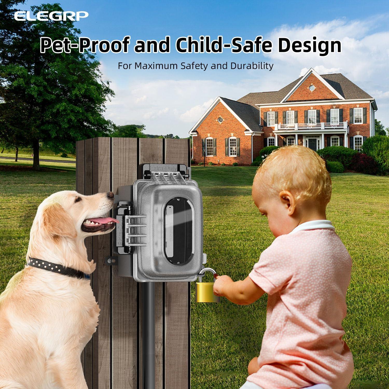 Cubierta de Salida Exterior ELEGRP 1 Gang a Prueba de Clima