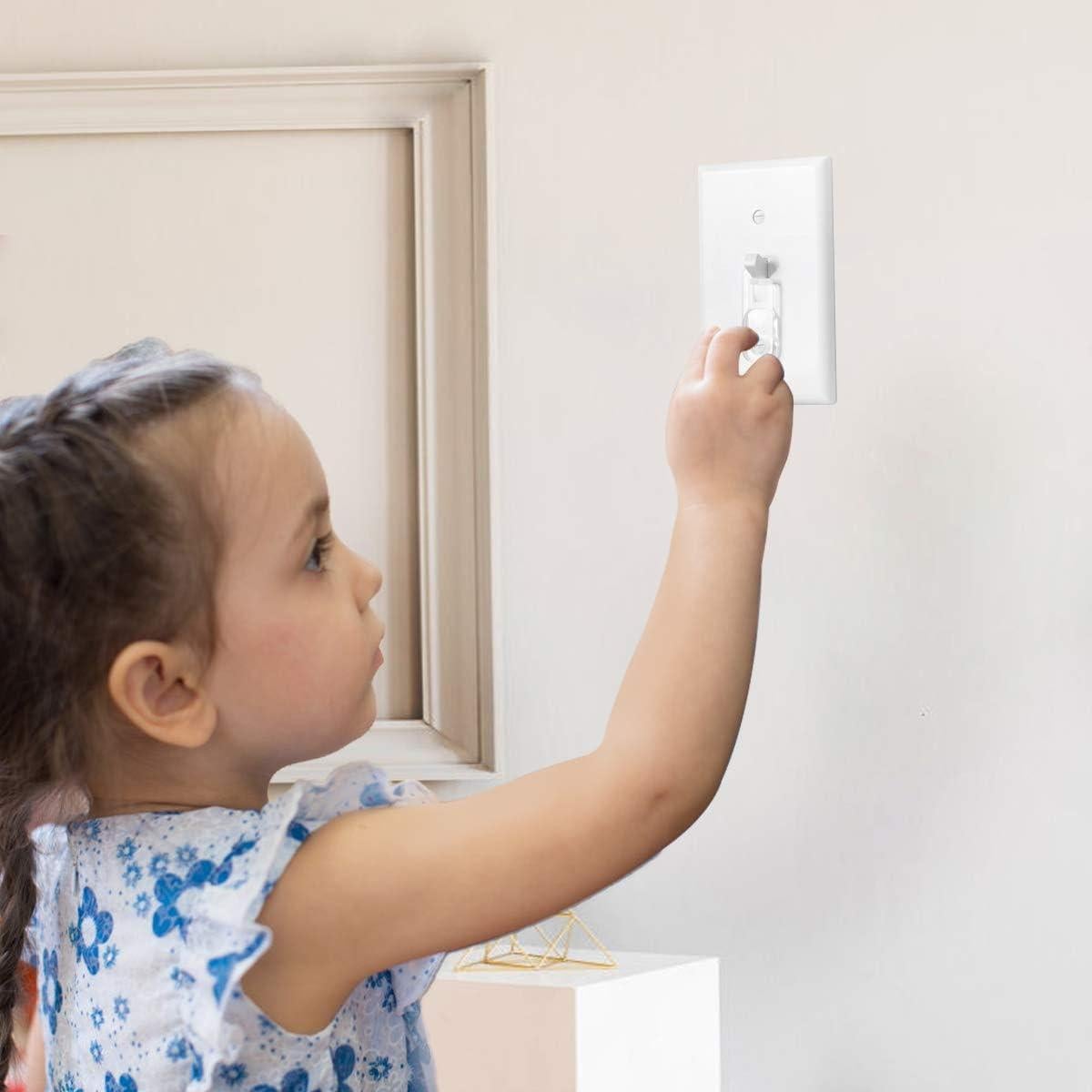 Cubiertas de Placa de Interruptor YLOVAN 10 Paquete Transparente