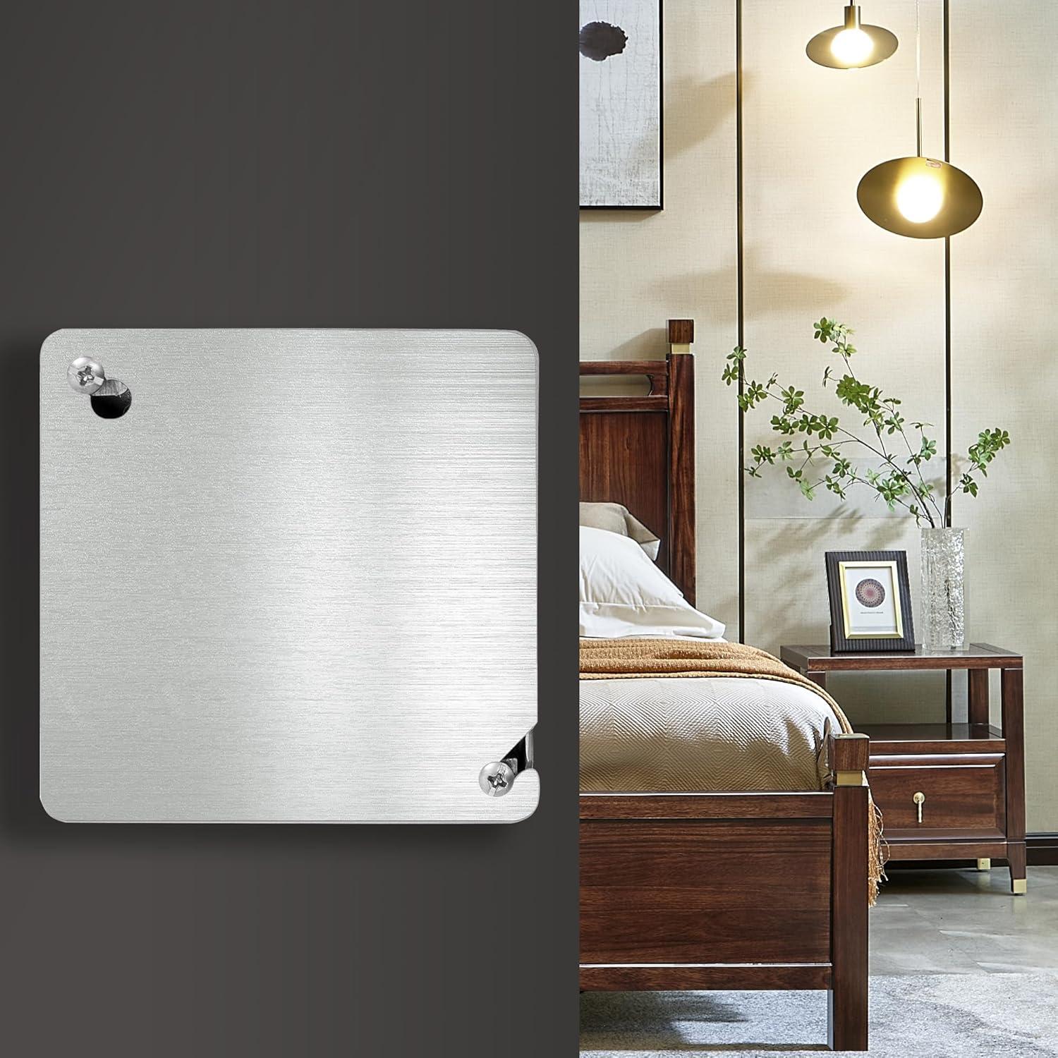 Cubierta de Caja Eléctrica de Metal CHOWZZ 4 Pulgadas - Paquete de 4