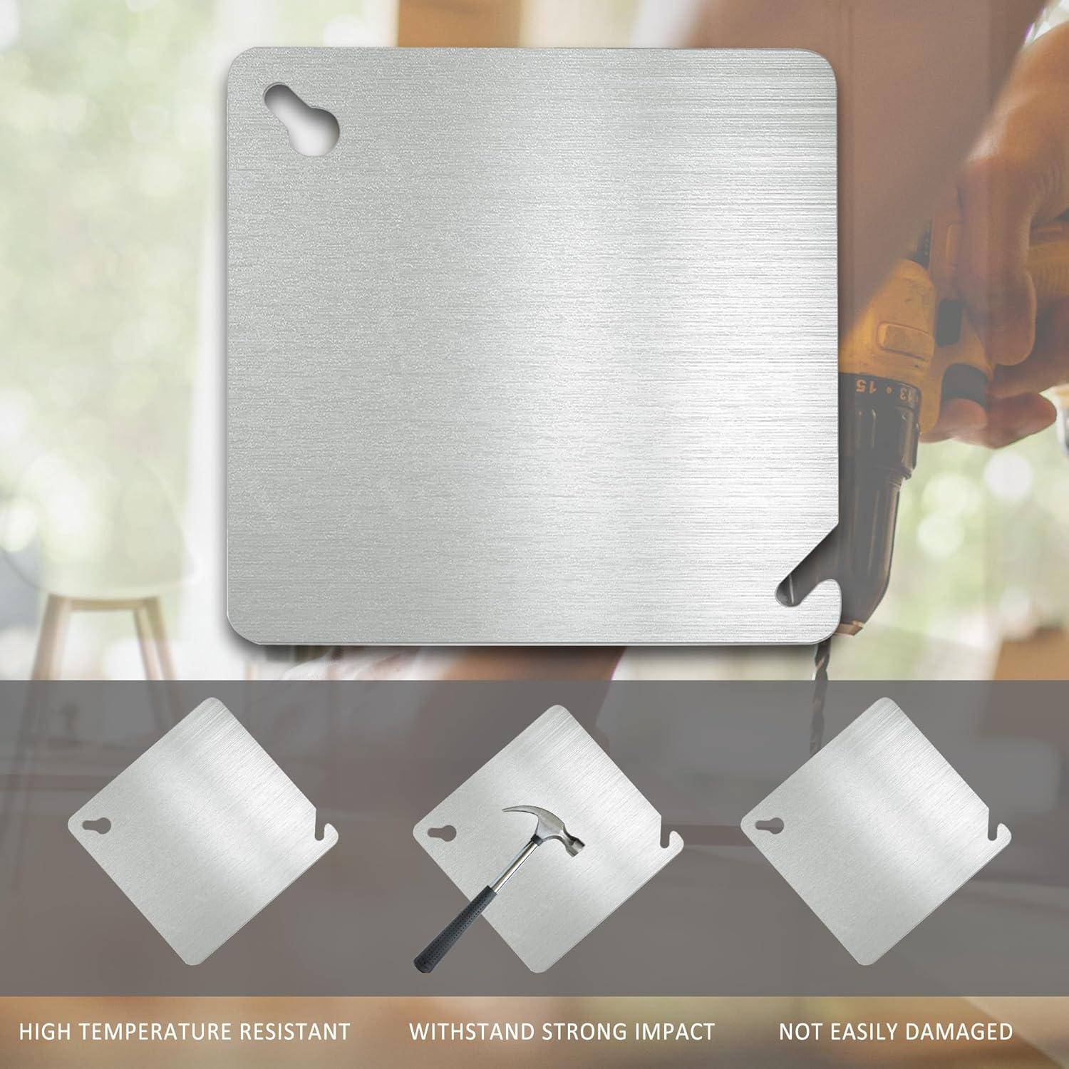 Cubierta de Caja Eléctrica de Metal CHOWZZ 4 Pulgadas - Paquete de 4