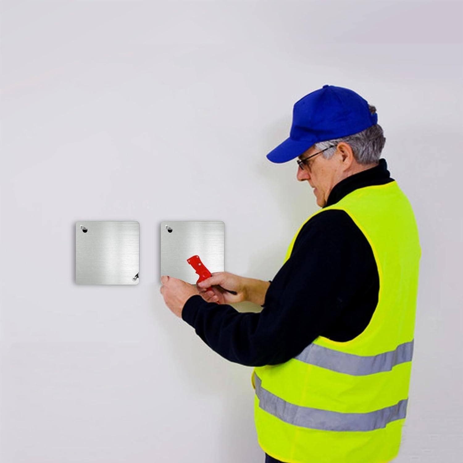 Cubierta de Caja Eléctrica de Metal CHOWZZ 4 Pulgadas - Paquete de 4