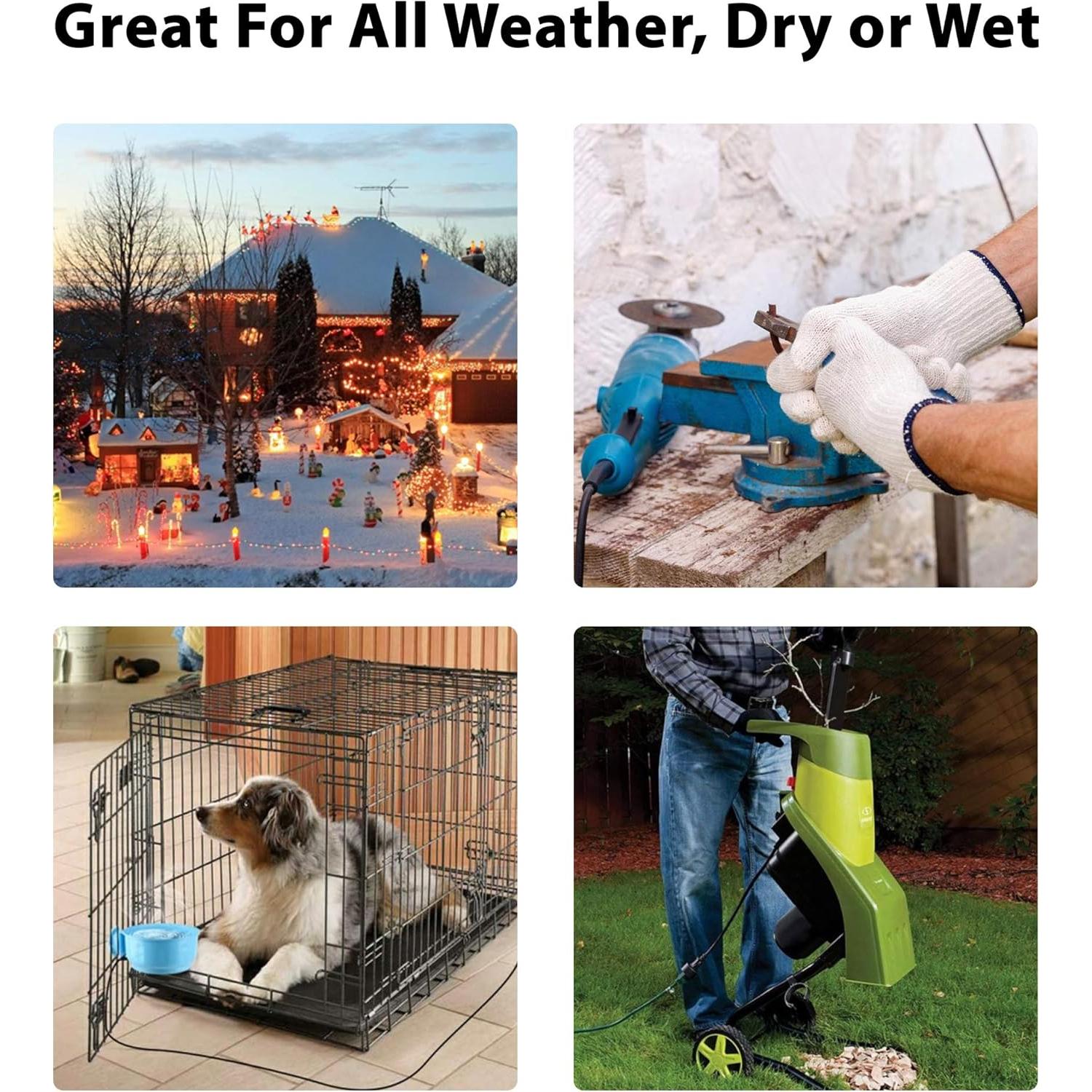 Juego de Cubiertas Protectores para Cables de Extensión CalPalmy