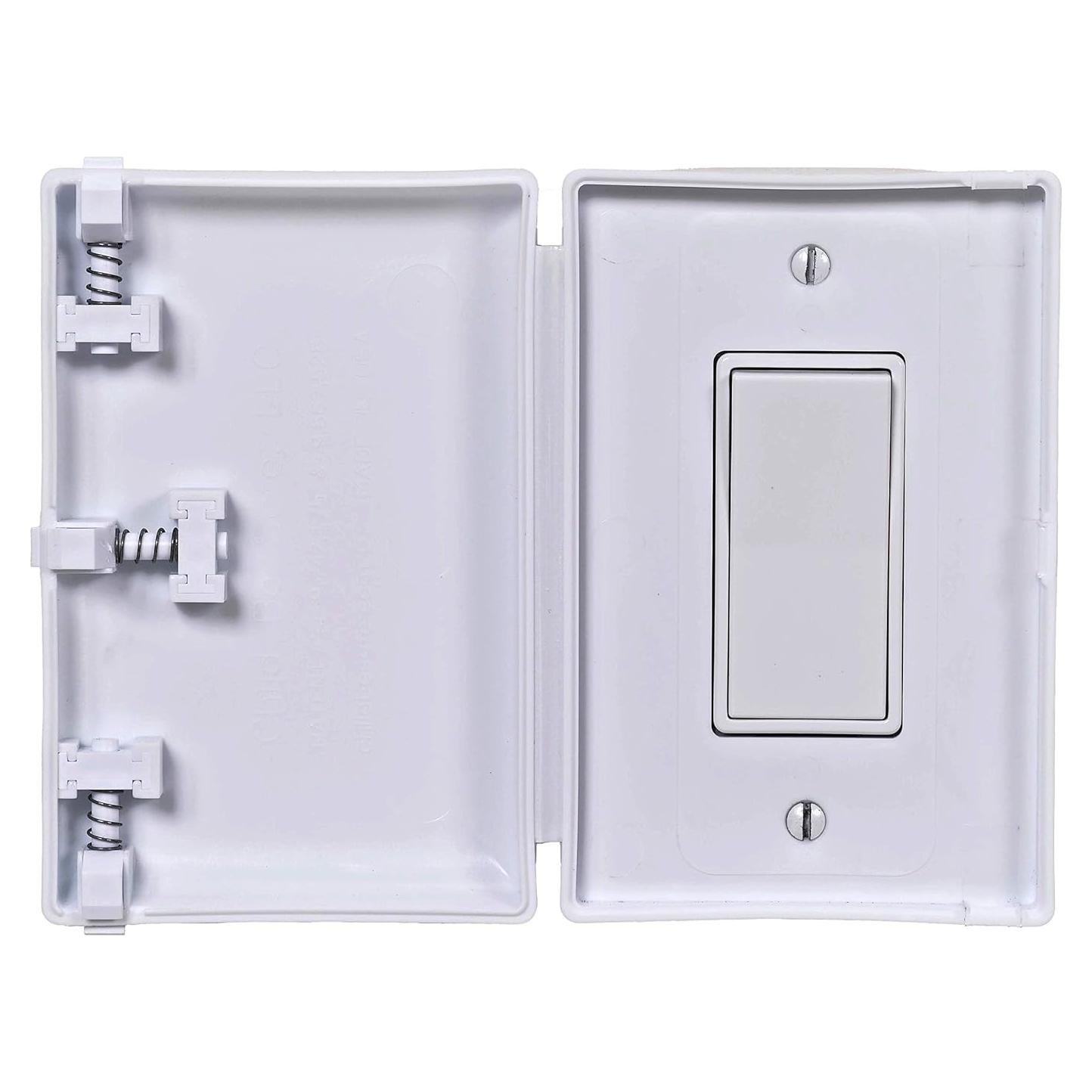 Cubierta de Seguridad Eléctrica Child Be Safe para Interruptor Blanco