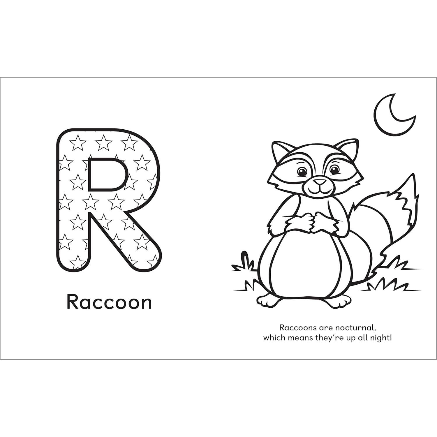 A Is for Animals!: Preschool Coloring Book