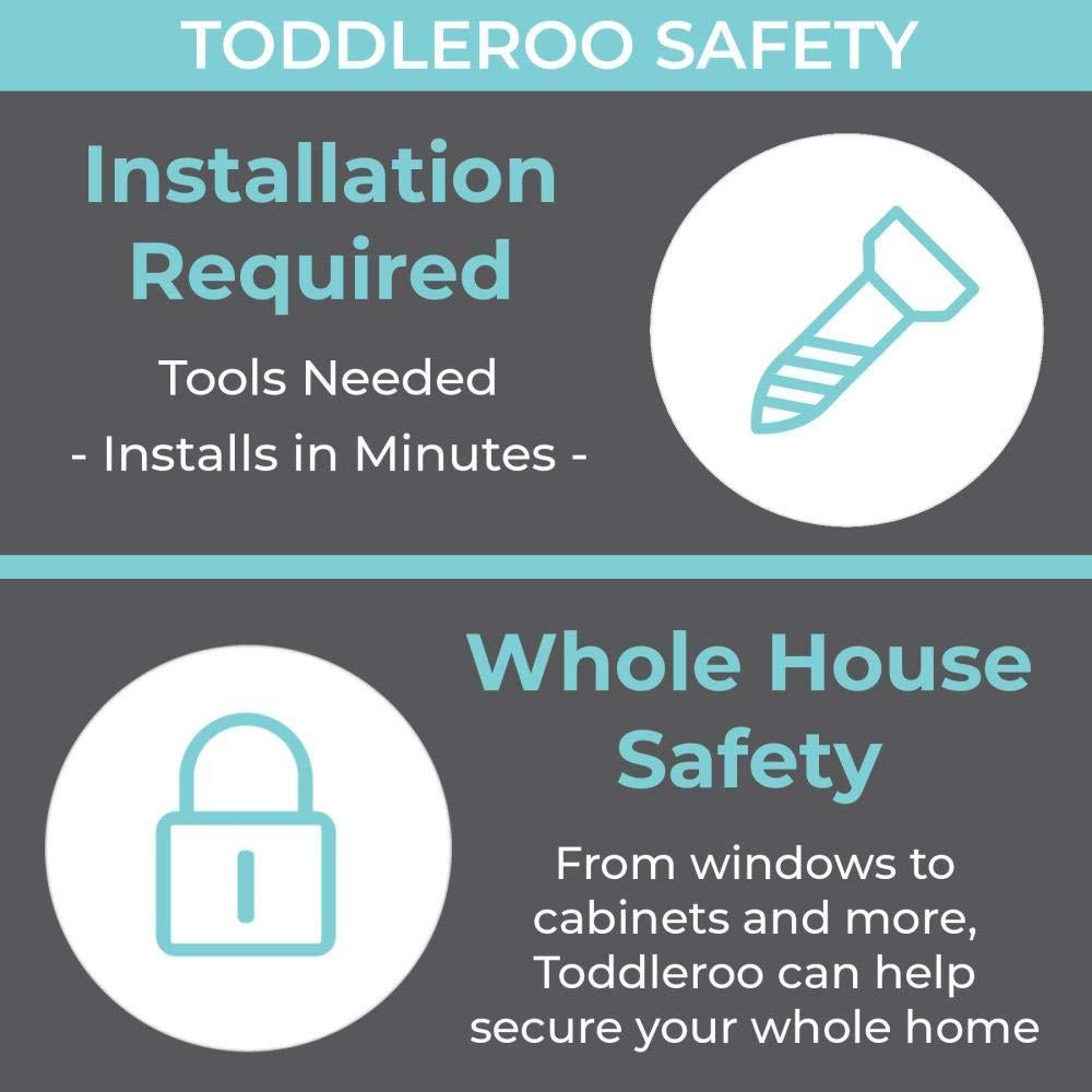 Set de Seguridad Infantil Toddleroo 46 Piezas Blanco