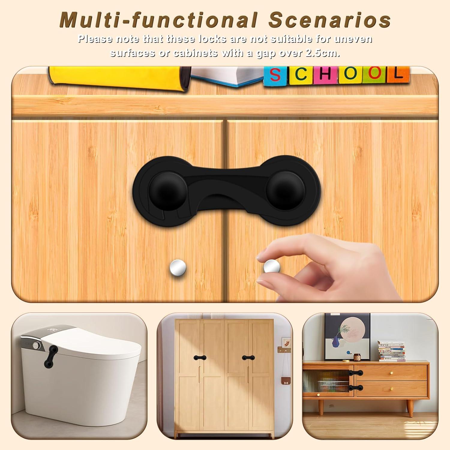 Cerraduras de Seguridad para Niños Furein - Paquete de 10