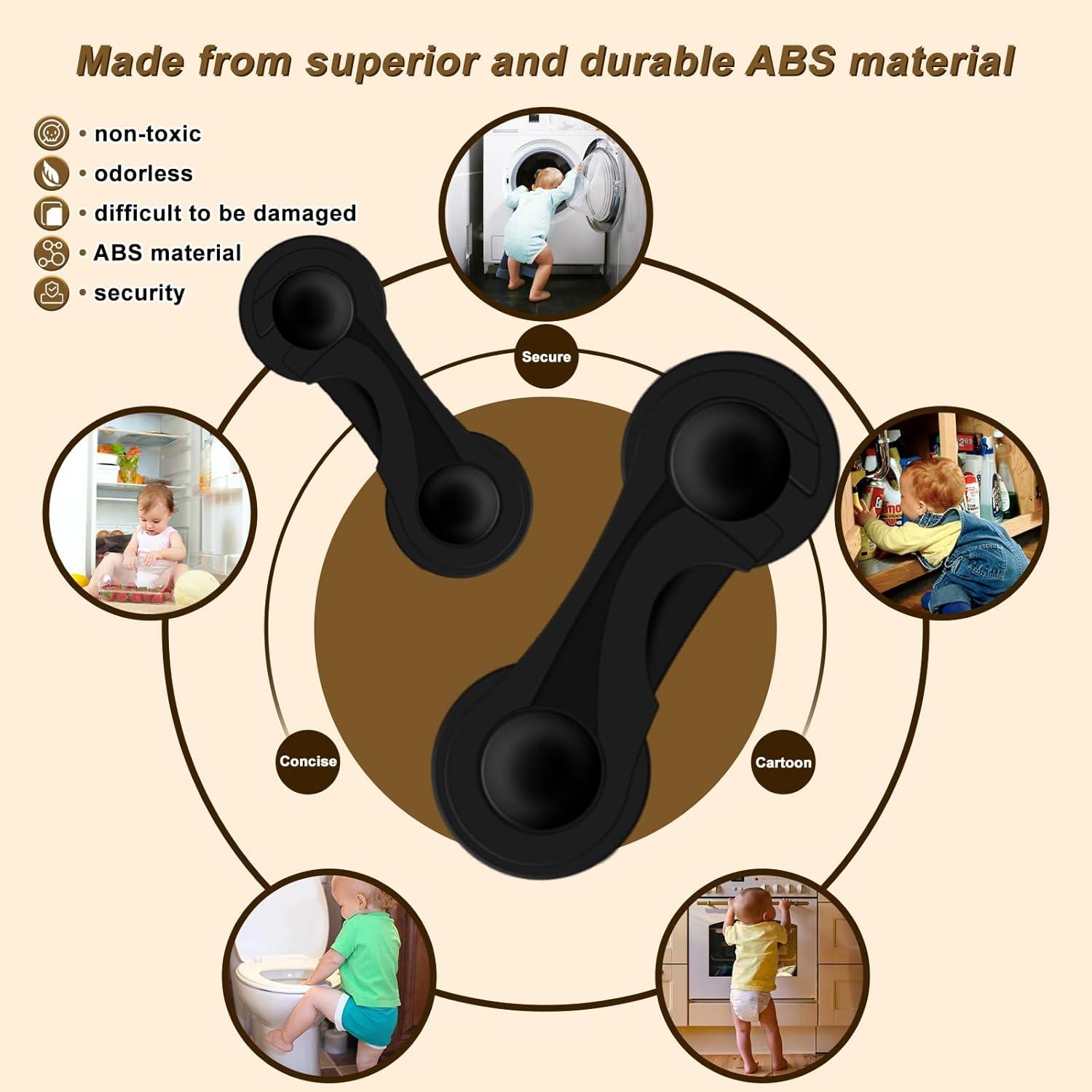 Cerraduras de Seguridad para Niños Furein - Paquete de 10