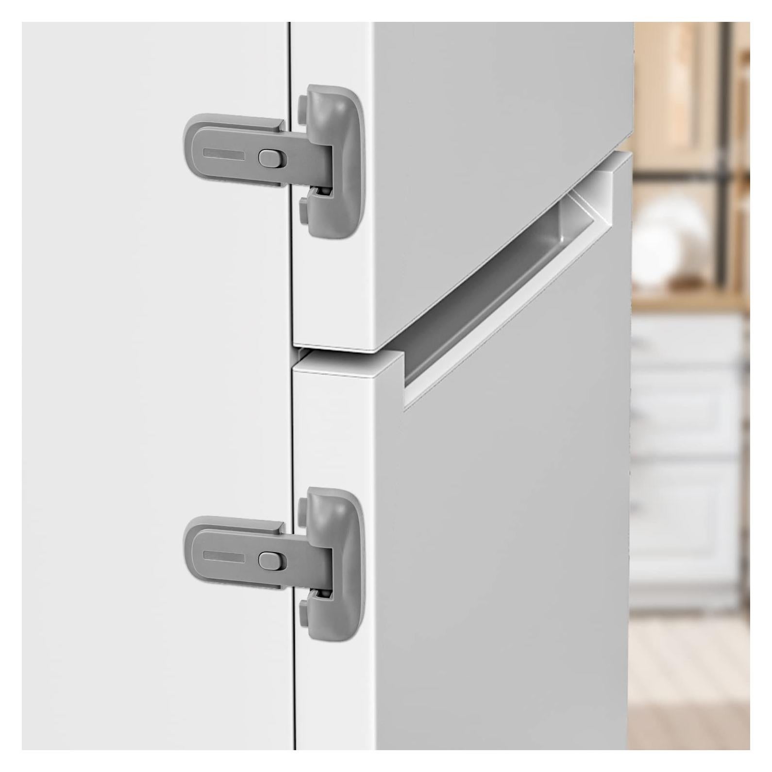 Cerradura de Refrigerador a Prueba de Niños VSTM Gris 1pc