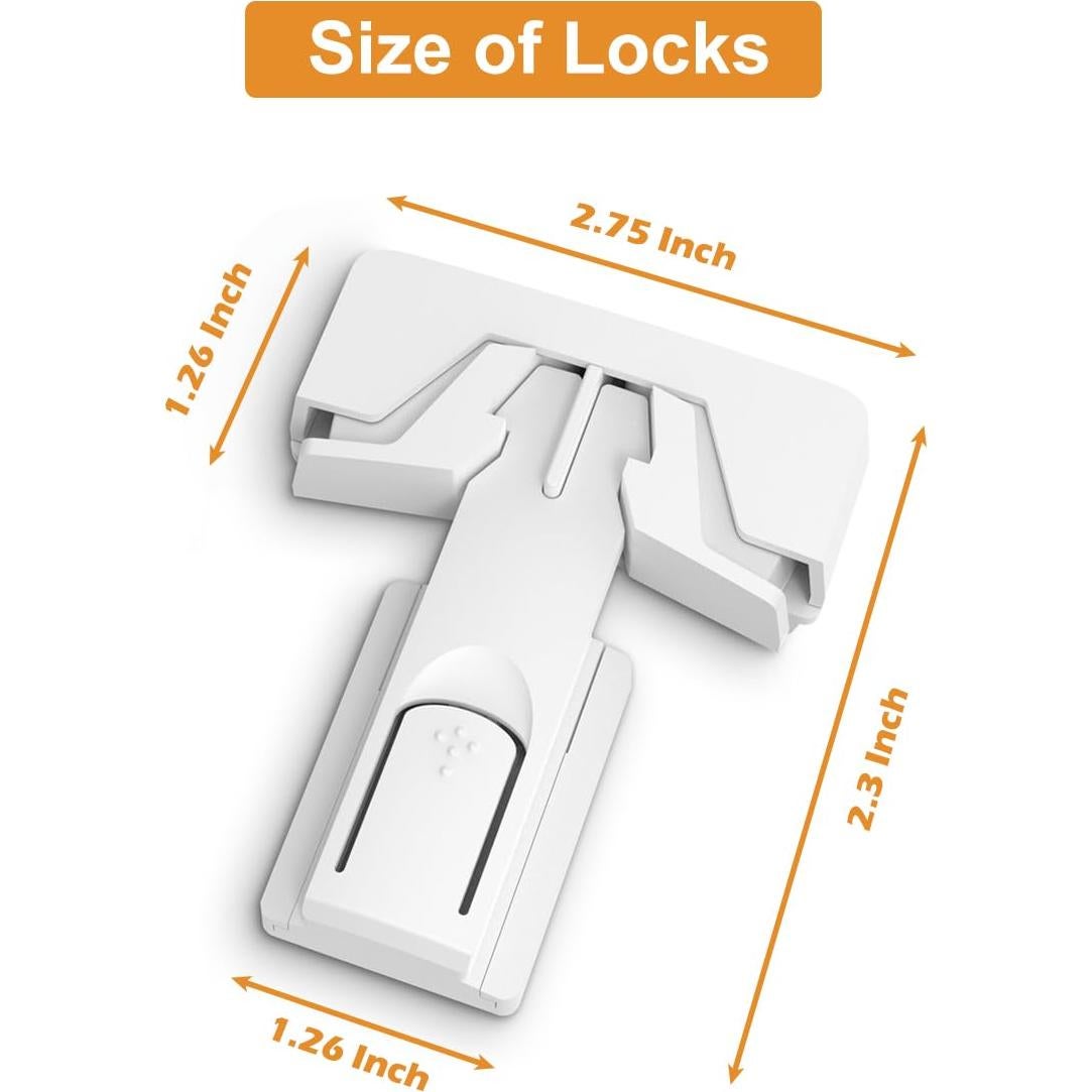 Cerraduras de Refrigerador para Niños KongNai - 2 Pack