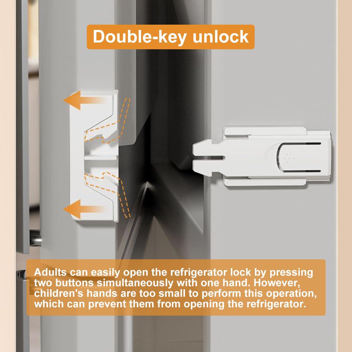 Cerraduras de Refrigerador para Niños KongNai - 2 Pack