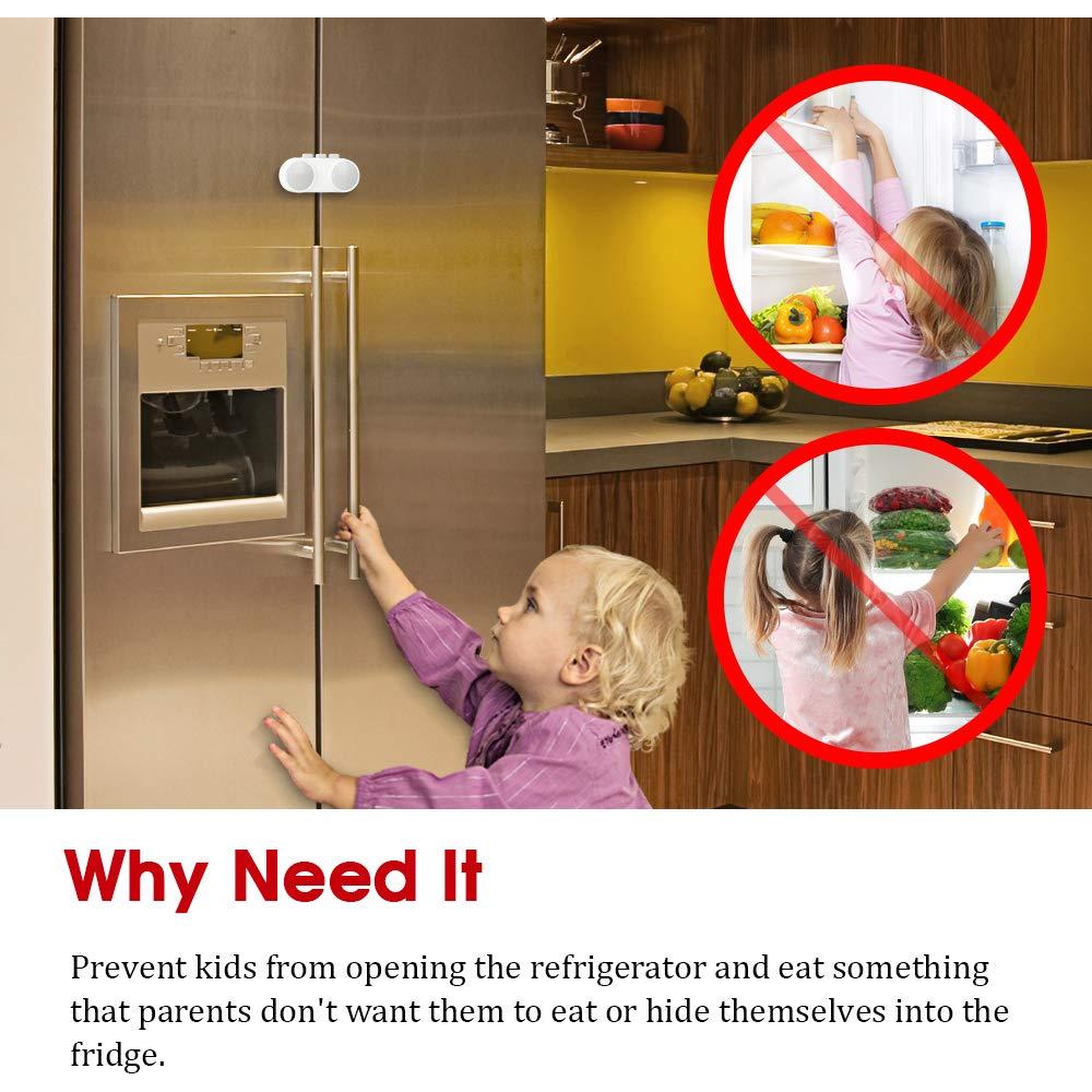 Cerradura de Seguridad para Bebés EUDEMON B3710 Blanca