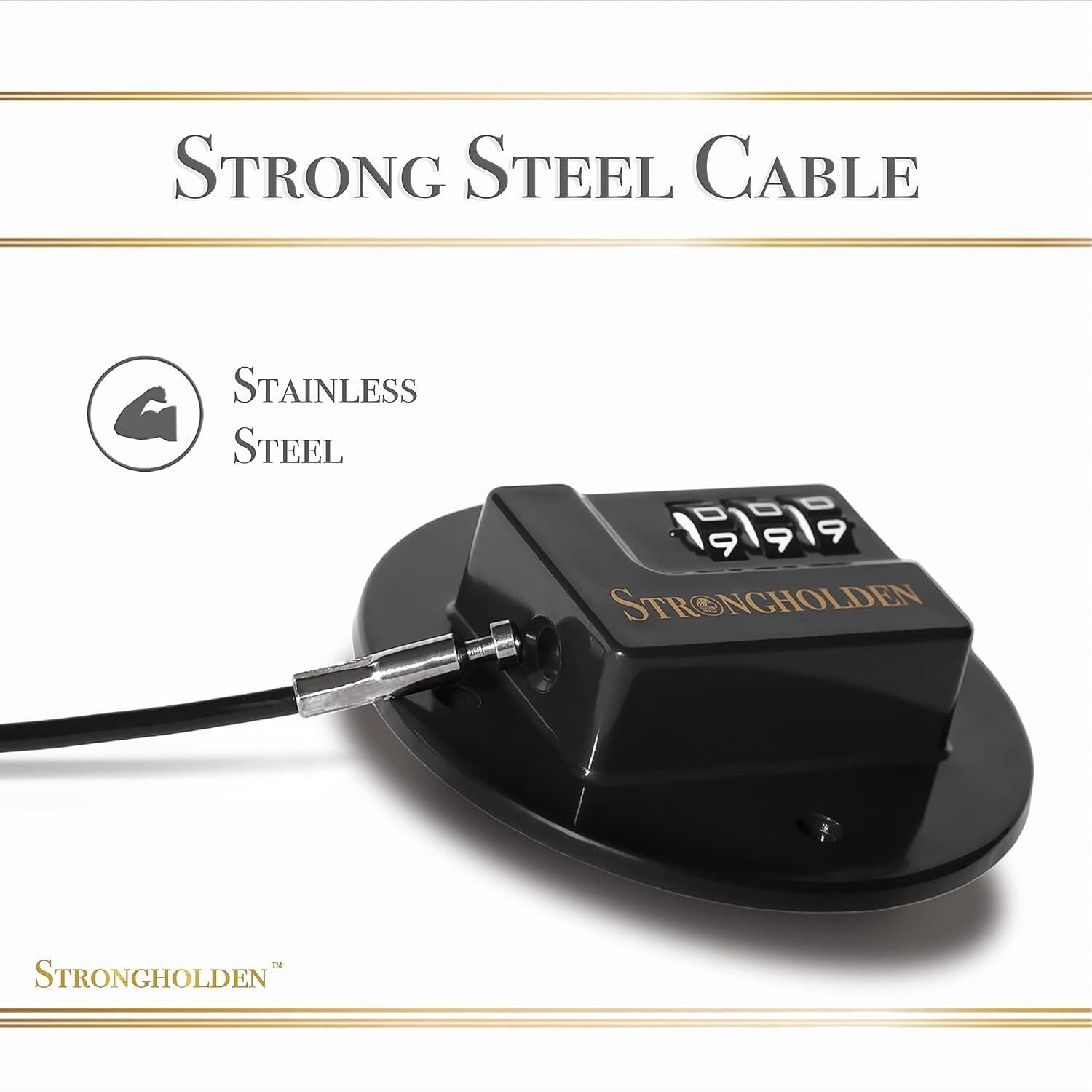 Candado de Refrigerador Strongholden FL 4845 Combinación Negro