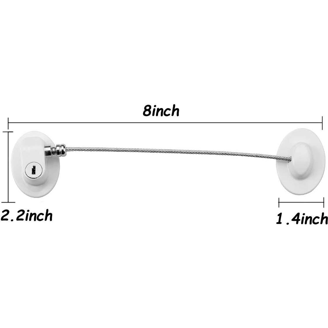 Cerraduras para Refrigerador XccMe - Paquete de 3, Anticorrosión
