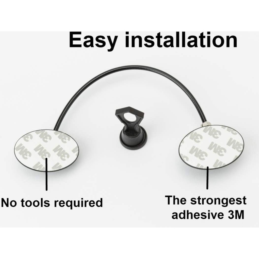 Cerradura de Refrigerador Magnética FIGEPO - 2 Unidades Negra