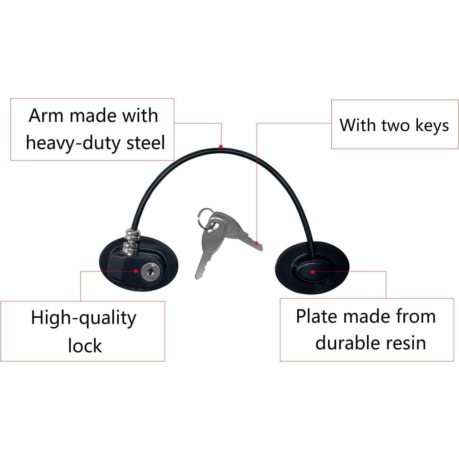 Cerradura de Refrigerador REZIPO con 2 Llaves - Seguridad Infantil
