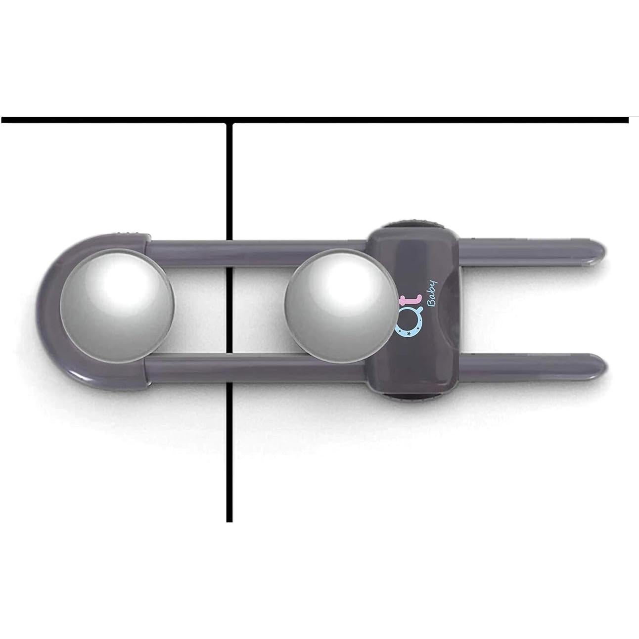 Candados de Seguridad para Bebés QT BABY - Paquete de 6 Ajustables